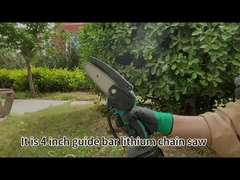 Motosega tenuta in mano a 4 pollici della mano di 21v Mini Chainsaw Brushless Motor Mini singola