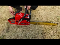 Motosega a 20 pollici della benzina di 2 colpi 58CC della motosega senza cordone della benzina per il taglio del legno