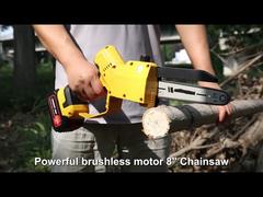 Motosega a batteria da 8 pollici