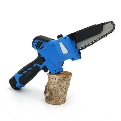 Handheld Cordless Chainsaw 6 Inch Mini Brushless Motor for Garden Wood Cutting Projects