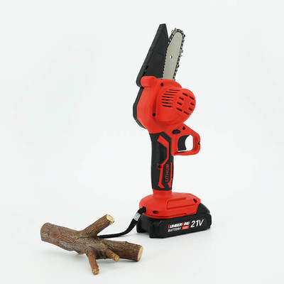 Mini Single-handled Saw Wireless Household Lithium Battery Chain Saw Hand-held Chainsaw