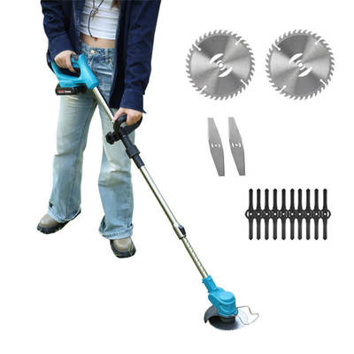 Portable Electric Grass Cutter Battery Operated Cordless Brush Cutter for Garden Work