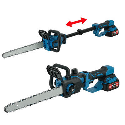 12 pollici motosega a batteria telescopica motosega elettrica per potatura di alberi taglio giardino